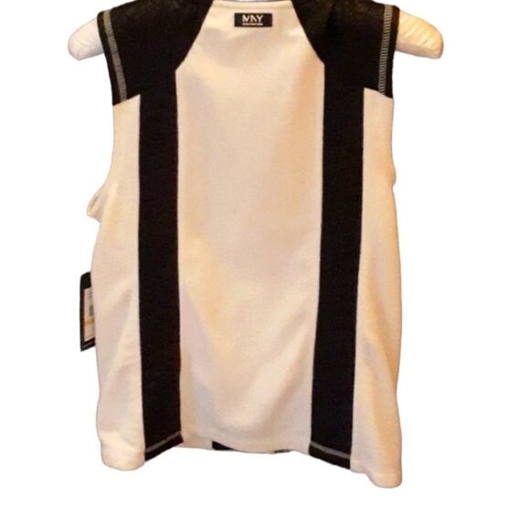 🤩 Marc NY‎ white and black fleece vest size small🤩2 for $20 - Picture 1 of 7